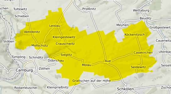 Immobilienpreisekarte Molauer Land